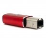 USB 3.1 MIDI Adapter Typ C Buchse zu 2.0 Typ B Stecker Kabel in Rot