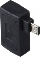 OTG Host Winkeladapter USB A auf Micro USB mit extra Micro USB Anschluss