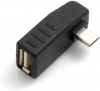 USB A (Female) zu Micro USB Stecker Adapter 90° Rechts gewinkelt Adapter Kabel