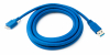 USB 3.0 Kabel 3 m Micro B Stecker zu Typ A Stecker Schraube Adapter in Blau