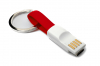 USB 3.1 Schlssel Anhnger Kabel 10cm Typ C Stecker zu 2.0 Typ A Stecker in Rot