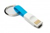 USB 3.1 Schlssel Anhnger Kabel 10cm Typ C Stecker zu 2.0 Typ A Stecker in Blau