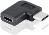 System-S USB Typ C 3.1 zu Micro USB 2.0 Adapter gewinkelt