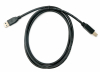 USB 3.0 Kabel 150 cm Typ B Stecker zu A Stecker Adapter in Schwarz