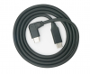 USB 3.1 Kabel 100 cm Typ C Stecker zu Stecker Winkel Adapter in Schwarz