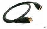 SYSTEM-S High End HDMI Kabel 1 M mit vergoldetem Gertestecker